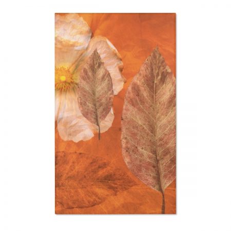 Area Rugs / Mats Flower Art Print Old Antique Vintage Botanical Beige Brown Leaf Leaves - Image 4