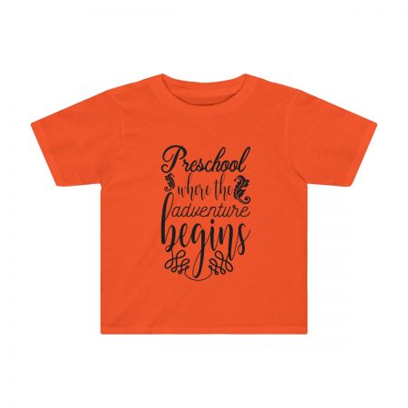 Preschool Kids T-Shirt 2T - 4T - Preschool where the adventure begins - Image 3