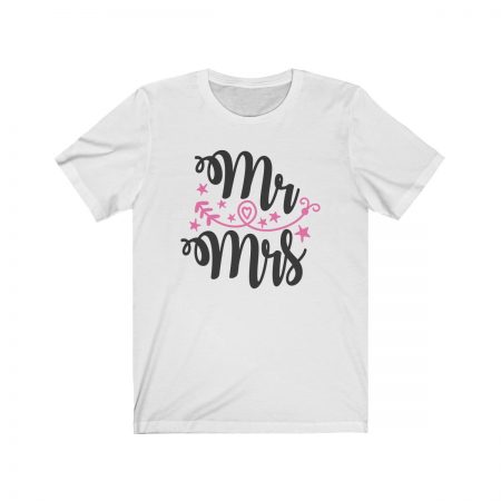 Short Sleeve Tee T-Shirt Unisex - Mr. Mrs.