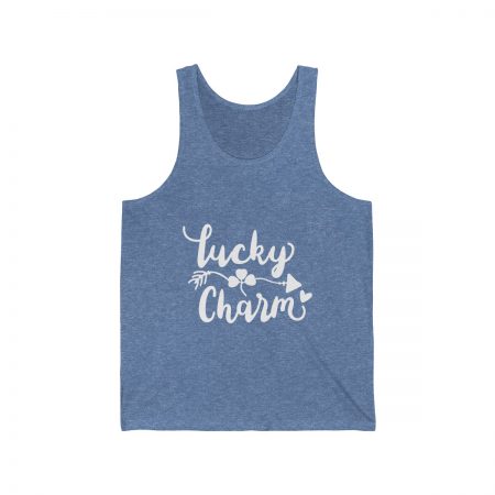 Unisex Jersey Tank Shirt Top Several Colors - Lucky Charm - Image 4