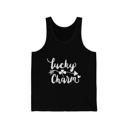 Unisex Jersey Tank Shirt Top Several Colors - Lucky Charm