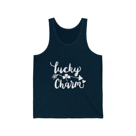 Unisex Jersey Tank Shirt Top Several Colors - Lucky Charm - Image 6