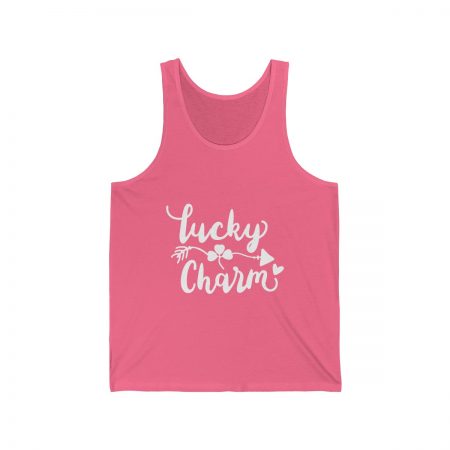 Unisex Jersey Tank Shirt Top Several Colors - Lucky Charm - Image 7