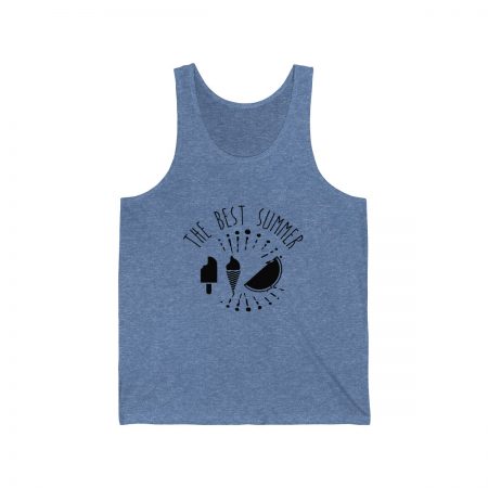 Unisex Jersey Tank Shirt Top Several Colors - The Best Summer - Image 5