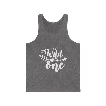 Unisex Jersey Tank Shirt Top Several Colors - Wild One - Image 2