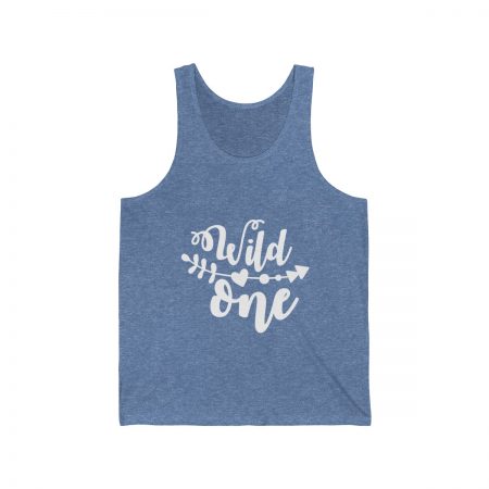 Unisex Jersey Tank Shirt Top Several Colors - Wild One - Image 5