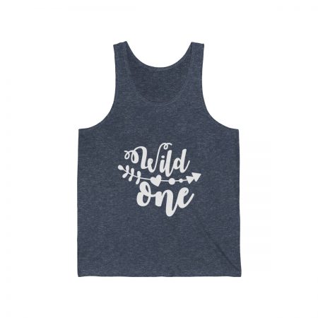 Unisex Jersey Tank Shirt Top Several Colors - Wild One - Image 6