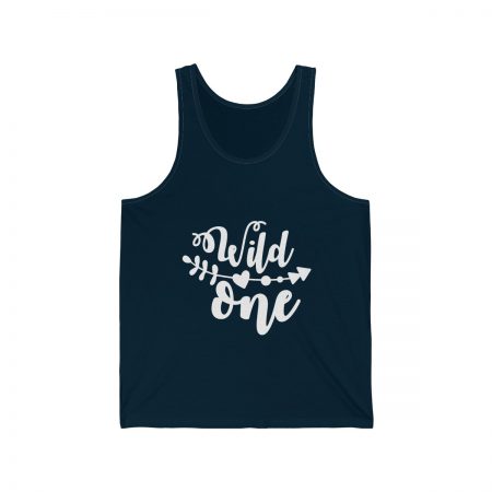 Unisex Jersey Tank Shirt Top Several Colors - Wild One - Image 7