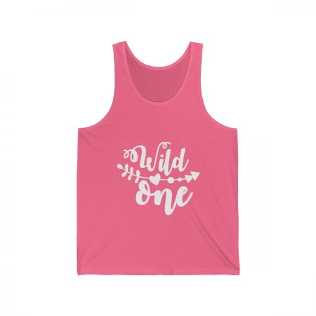 Unisex Jersey Tank Shirt Top Several Colors - Wild One - Image 8