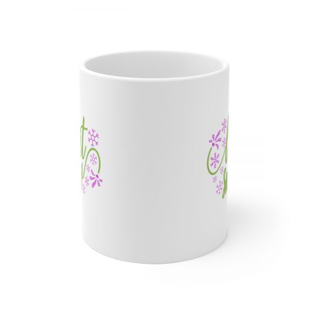 White Coffee Mug - Quote - Let it snow - Image 2