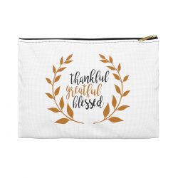 Accessory Makeup Pouch - Thankful Grateful Blessed