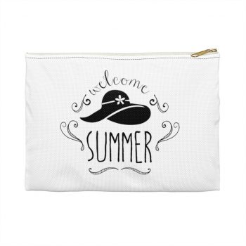 Accessory Makeup Pouch - Welcome Summer - Sun Hat