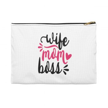 Accessory Makeup Pouch - Wife Mom Boss