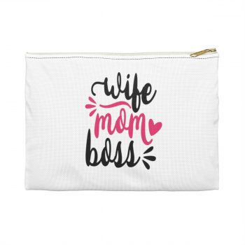 Accessory Makeup Pouch - Wife Mom Boss