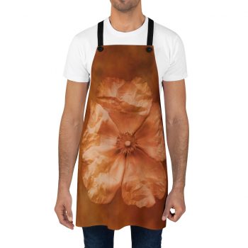 Apron Flower Art Print Old Antique Vintage Botanical Tan Beige Brown