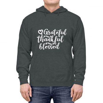 Hoodie Unisex - Grateful Thankful Blessed - Image 8