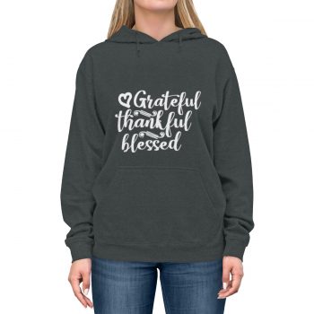 Hoodie Unisex - Grateful Thankful Blessed - Image 9