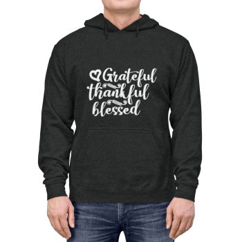 Hoodie Unisex - Grateful Thankful Blessed - Image 2