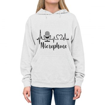 Hoodie Unisex Several Colors – Microphone – Love Heartbeat