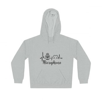 Hoodie Unisex Several Colors – Microphone – Love Heartbeat - Image 4