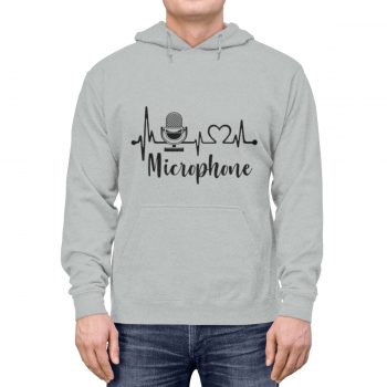 Hoodie Unisex Several Colors – Microphone – Love Heartbeat - Image 5