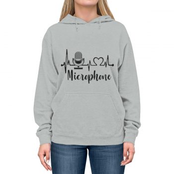 Hoodie Unisex Several Colors – Microphone – Love Heartbeat - Image 6