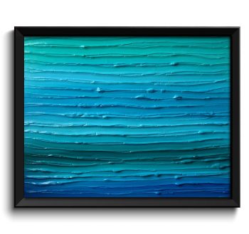 INSTANT DOWNLOAD Abstract Painting Fine Art Print Texture Teal Green Turquoise Blue Navy Modern Wall Decor Bedroom Bathroom Living Room