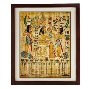 INSTANT DOWNLOAD Ancient Egypt Wall Art Print Parchment Paper Old Antique Style Printable Vintage People Egyptian King Queen Wall Decor