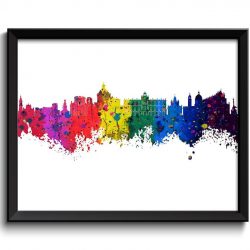 INSTANT DOWNLOAD Catania Skyline Watercolor Art Poster Print Catania Wall Decor Catania Wall Art Painting Italy Artwork City Map Home Decor