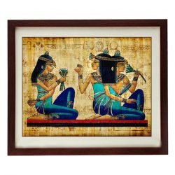 INSTANT DOWNLOAD Egyptian Queen Wall Art Print Parchment Paper Old Antique Style Printable Vintage Ancient Egypt People Wall Art Wall Decor