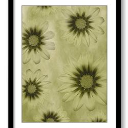 INSTANT DOWNLOAD Green Yellow Daisy Flower Pink Coral Purple Bathroom Art Print Modern Elegant Watercolor Bathroom Wall Decor Painting