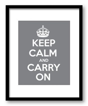 INSTANT DOWNLOAD Keep Calm Poster Keep Calm and Carry On White Grey Gray Wall Art Print Decor Bathroom Bedroom Stay Calm poster quote