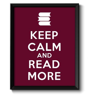 INSTANT DOWNLOAD Keep Calm Poster Keep Calm and Read More White Burgundy Red Art Print Wall Decor Custom Stay Calm Books quote inspirational