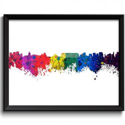 INSTANT DOWNLOAD Naples Skyline Watercolor Art Poster Print Naples Wall Decor Naples Wall Art Painting Italy Artwork City Map Home Decor