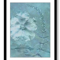 INSTANT DOWNLOAD Teal Green White Flower Lavender Flowers Bathroom Art Print Blue Watercolor Painting Elegant Wall Decor Flower Print