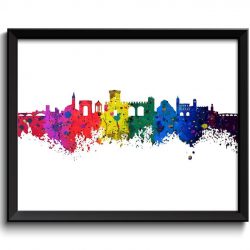 INSTANT DOWNLOAD Verona Skyline Watercolor Art Poster Print Verona Wall Decor Verona Wall Art Painting Italy Artwork City Map Home Decor