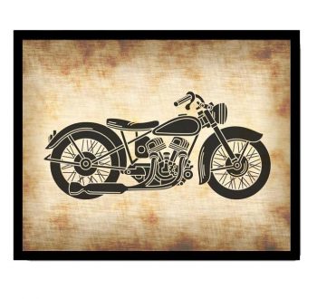 INSTANT DOWNLOAD Vintage Motorcycle Print Art Print Parchment Paper Old Style Antique Printable Vehicle Transportation Wall Decor