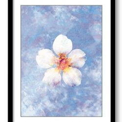 INSTANT DOWNLOAD White Flower Blue Purple Bathroom Art Print Modern Elegant Watercolor Bathroom Wall Decor Flower Painting Bedroom