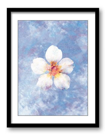 INSTANT DOWNLOAD White Flower Blue Purple Bathroom Art Print Modern Elegant Watercolor Bathroom Wall Decor Flower Painting Bedroom