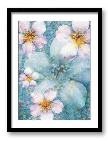 INSTANT DOWNLOAD White Flower Pink Blue Bathroom Art Print Modern Elegant Watercolor Bathroom Wall Decor Flower Painting Bedroom Living Room