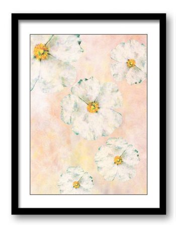 INSTANT DOWNLOAD White Flowers Pink Coral Peach Bathroom Art Print Modern Elegant Watercolor Bathroom Wall Decor Flower Painting