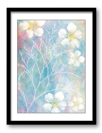 INSTANT DOWNLOAD White Lavender Flowers Blue Bathroom Art Print Pink Modern Elegant Watercolor Bathroom Wall Decor Flower Painting Bedroom