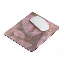 Mousepad Colorful Leaves Leaf Print Purple Beige Cream Brown Nature Art Print Old Antique Vintage