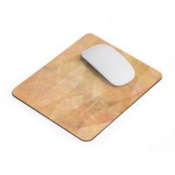 Mousepad Leaves Leaf Vein Print Beige Cream Brown Nature Art Print Old Antique Vintage