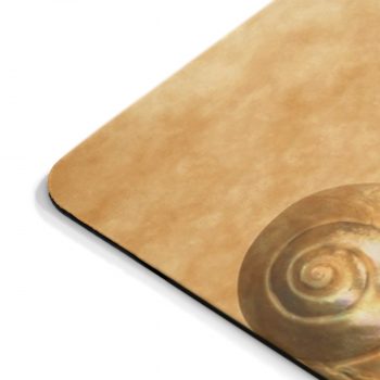 Mousepad Sea Shells Seashells Ocean Beach Beige Sand Art Print Old Antique Vintage