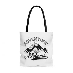 Tote Bag Quote Adventure Mountains
