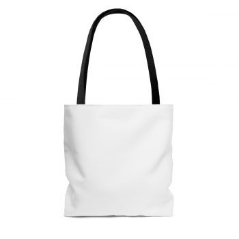 Tote Bag Quote Behind every great man is a women rolling her eyes