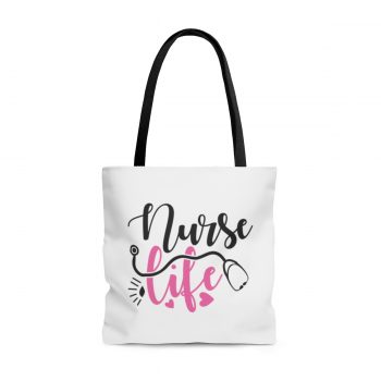 Tote Bag Quote Nurse Life