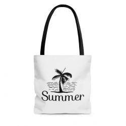 Tote Bag Quote Summer - Palm Tree