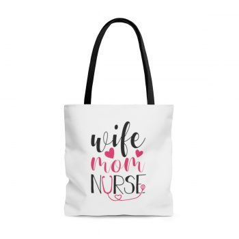 Tote Bag Quote Wife Mom Nurse